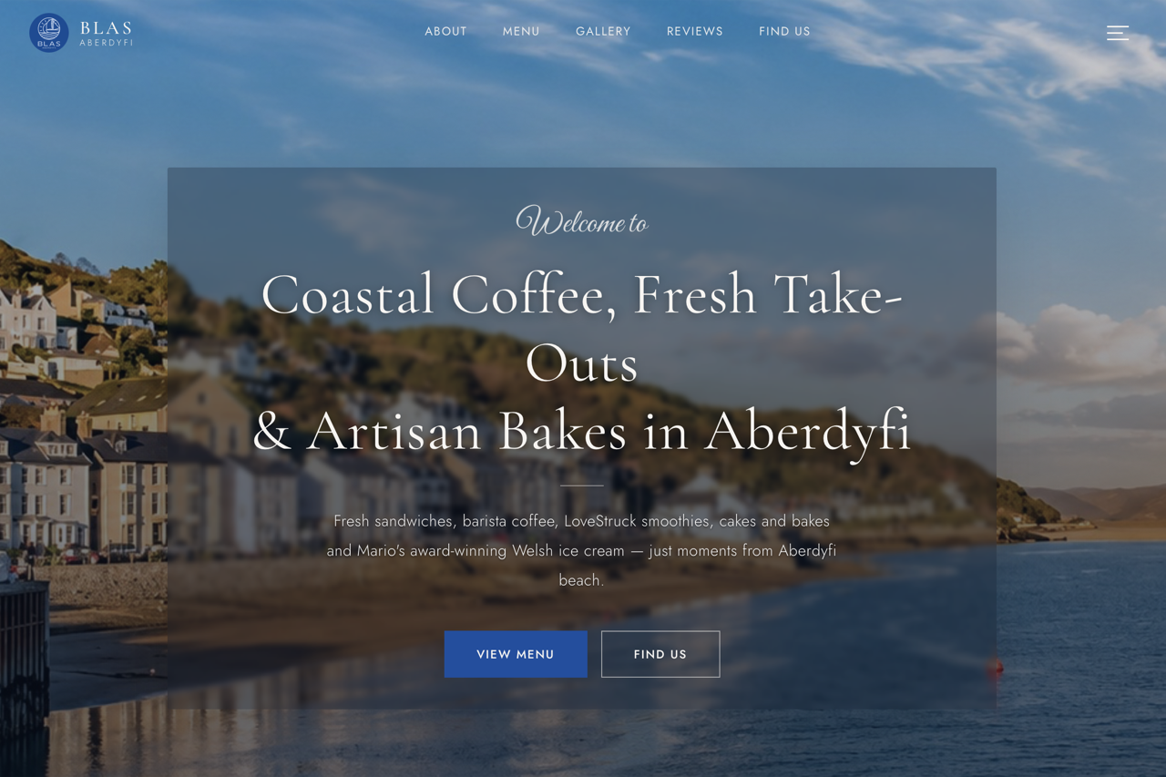 Blas Aberdyfi website