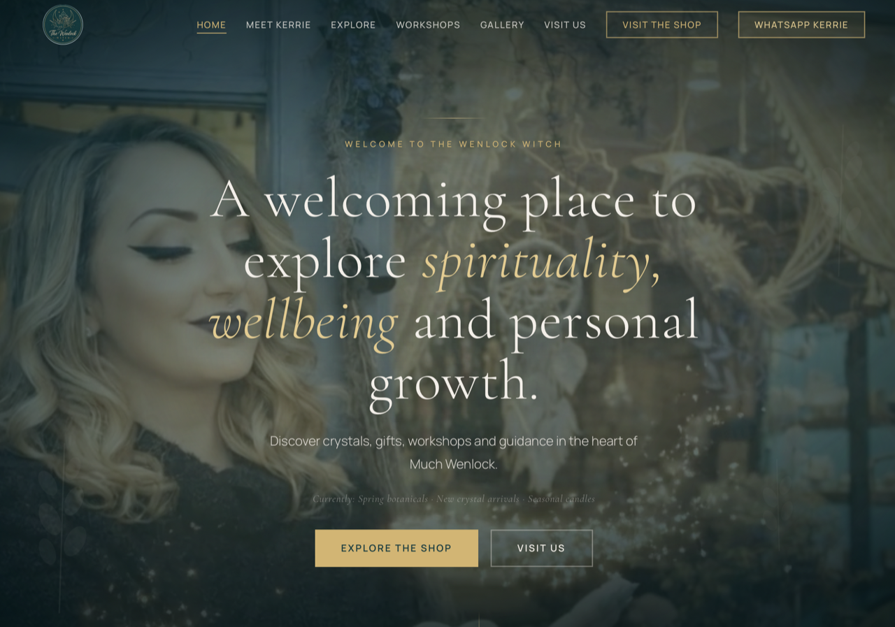 The Wenlock Witch website